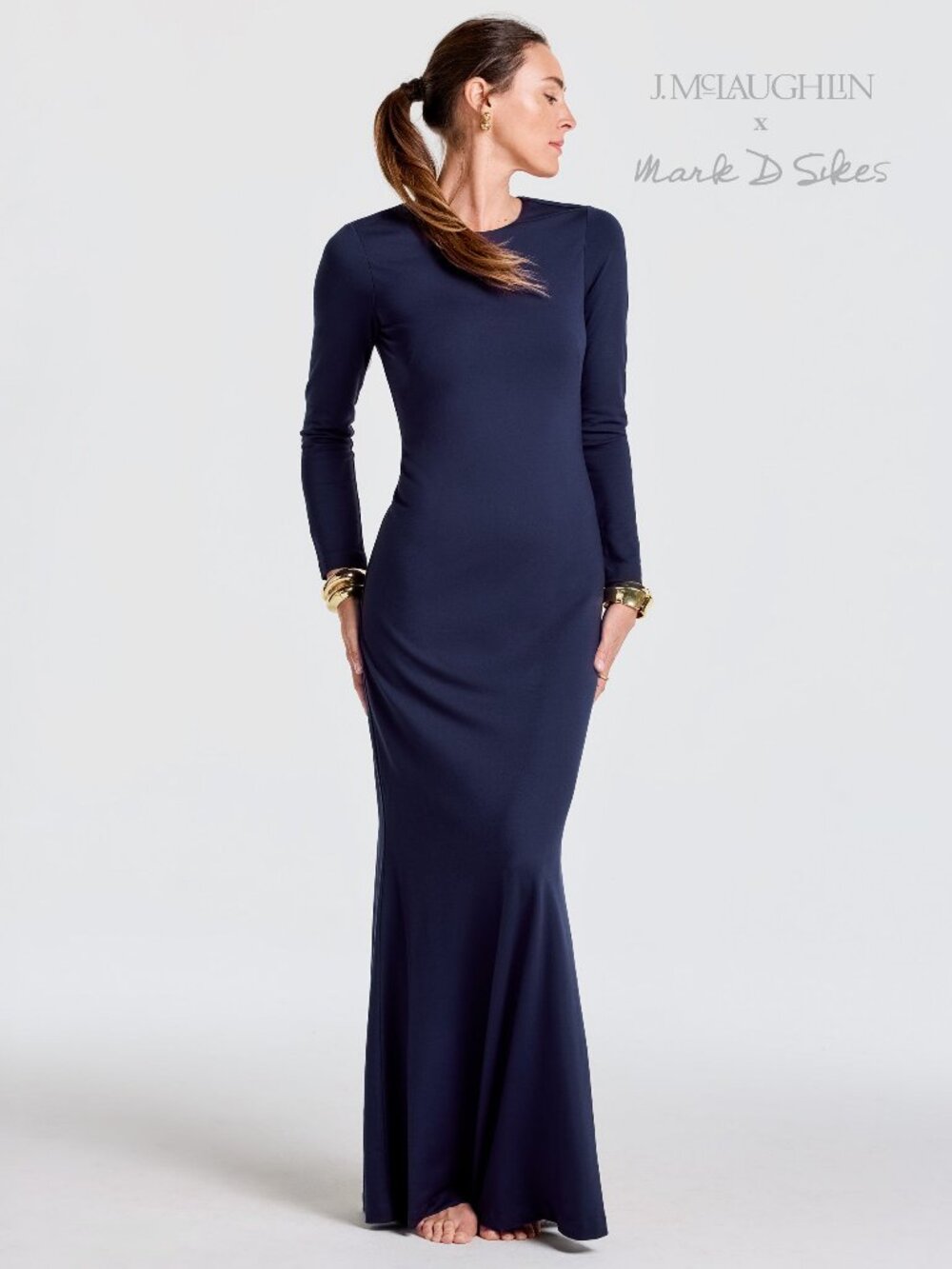 J McLaughlin Alexandra Dress - Navy NEW